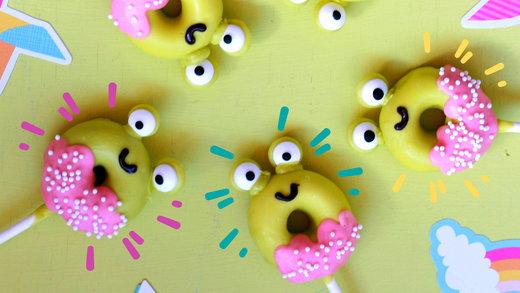Cute Animal Doughnut Lollipops