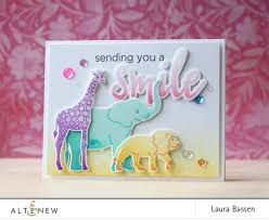 Altenew Baby Zoo Stamp and Die Bundle