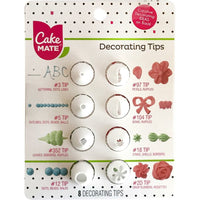 Cake Mate - Decorating Tips 8/Pkg