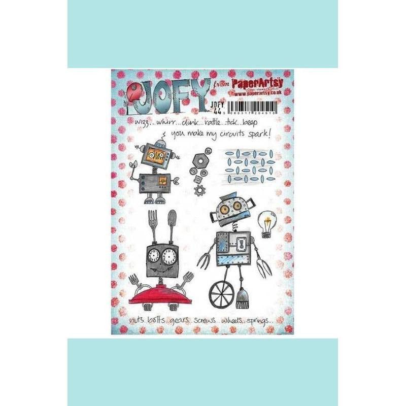 PaperArtsy  JOFY Stamp Set 44 - Robots