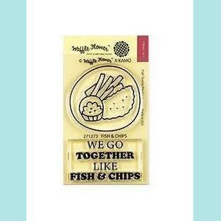 Waffle Flower - Fish & Chips Stamp Set