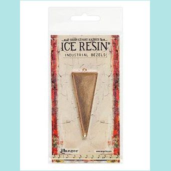 Ice Resin Industrial Bezels Collection - Large Triangle Rose