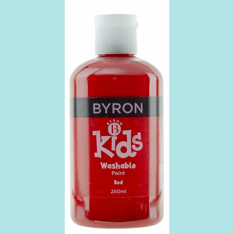 Jasart Byron - Kids Washable Paint 250ml RED