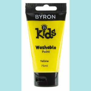 Jasart Byron - Kids Washable Paint 75ml YELLOW