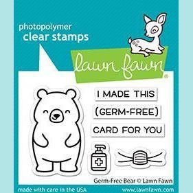 Lawn Fawn - Germ-Free Bear Stamp and Die STAMP