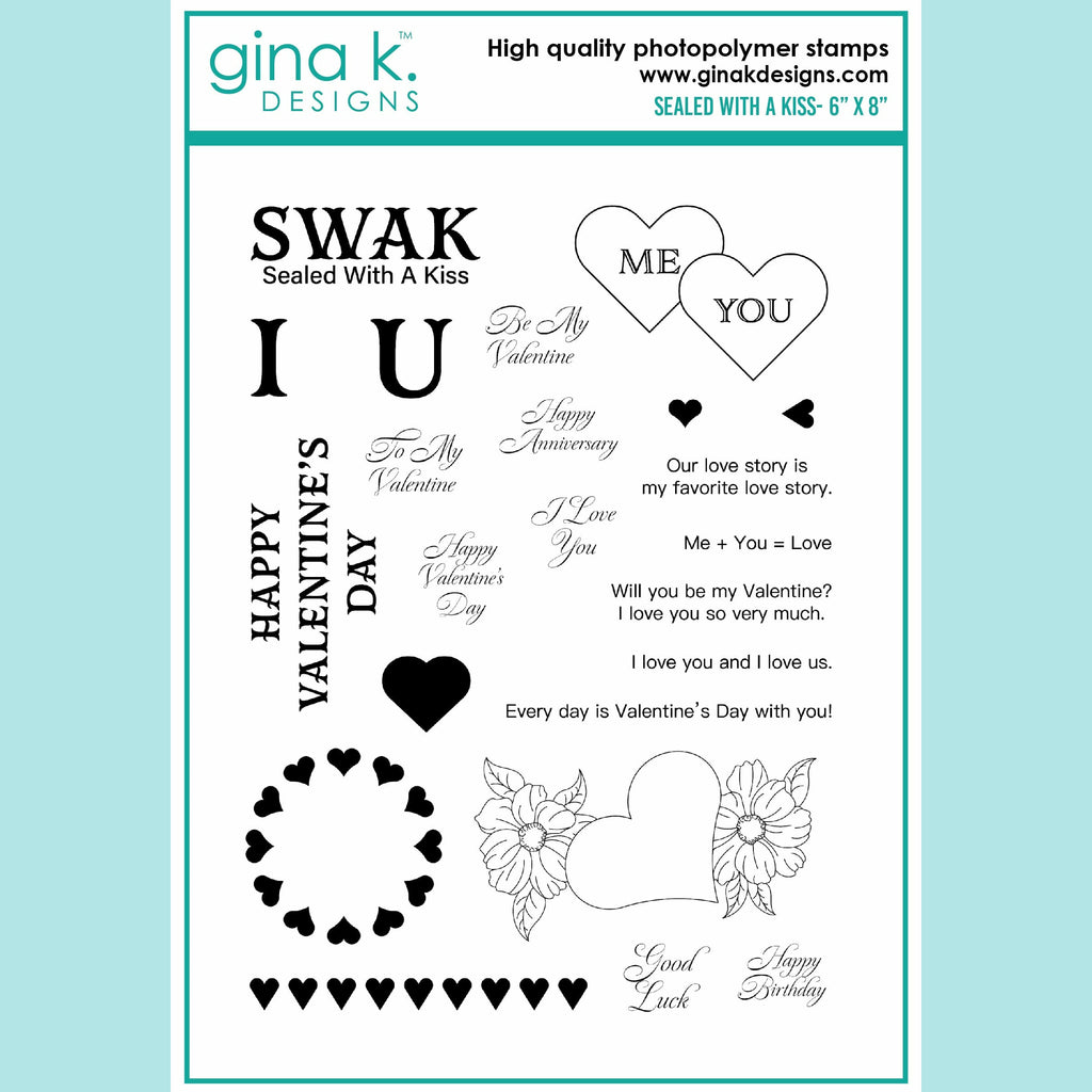Gina K Designs - Stamps - Sealed With a Kiss