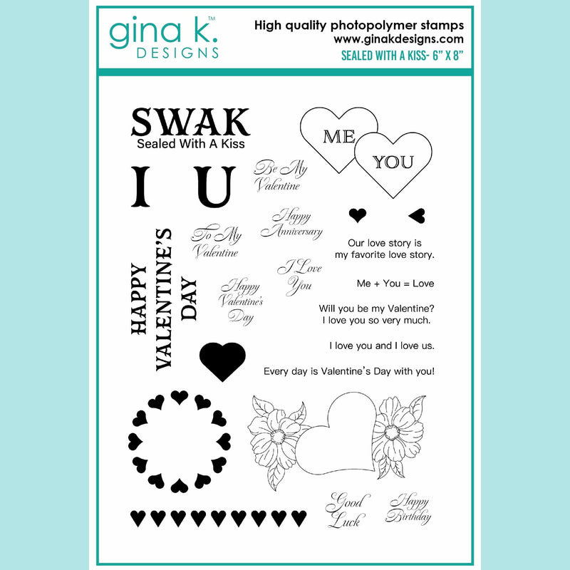Gina K Designs - Stamps - Sealed With a Kiss