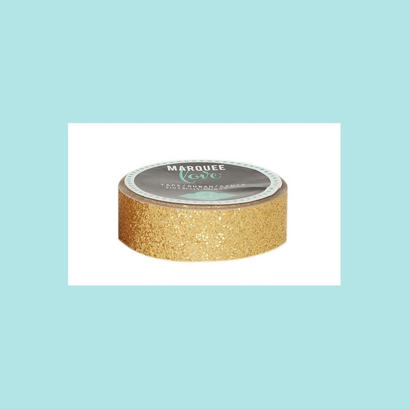 Tan American Crafts - Marquee Glitter Tape - HS - 7/8 - 10 Feet