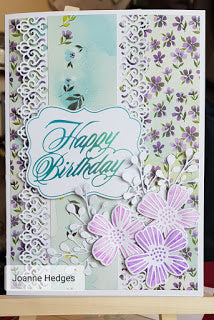 Happy Birthday Card with Joanne Featuring - Le Petit Jardin Collection