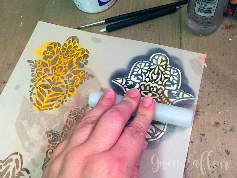 Gwen's Gems - Using Stencils for Beaded Mosaics