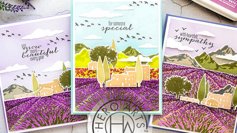 Video: Lavender Field HeroScape | Color Layering With Yana Series