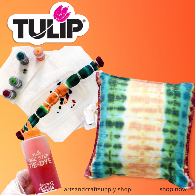 Tulip - Shibori Tie-Dye Techniques for Throw Pillows