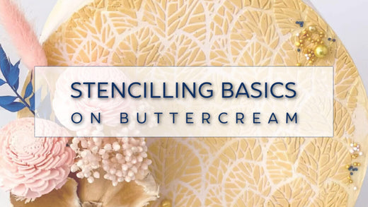 Caking It Up - Buttercream Stencilling Basics