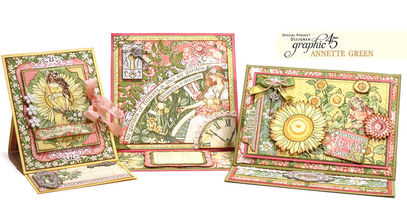 Grafic 45 - Garden Godess Collection - Cards by Annette Green