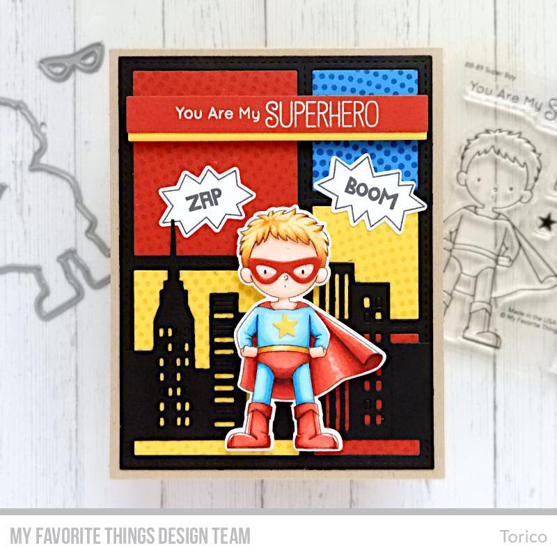 My Favorite Things - BB Super Boy Stamp and Die-Namics