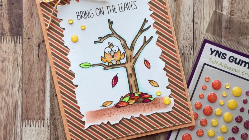 Your Next Stamp - How to Make a Autumn Scene Card