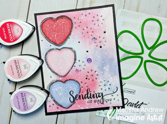 Imagine - Make a Valentine’s Card Using New Dewlets