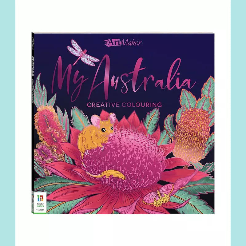 Hinkler Explore My Australia Creative Colouring Book