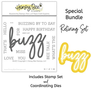 Honey Bee - Buzz Stamp & Die Bundle