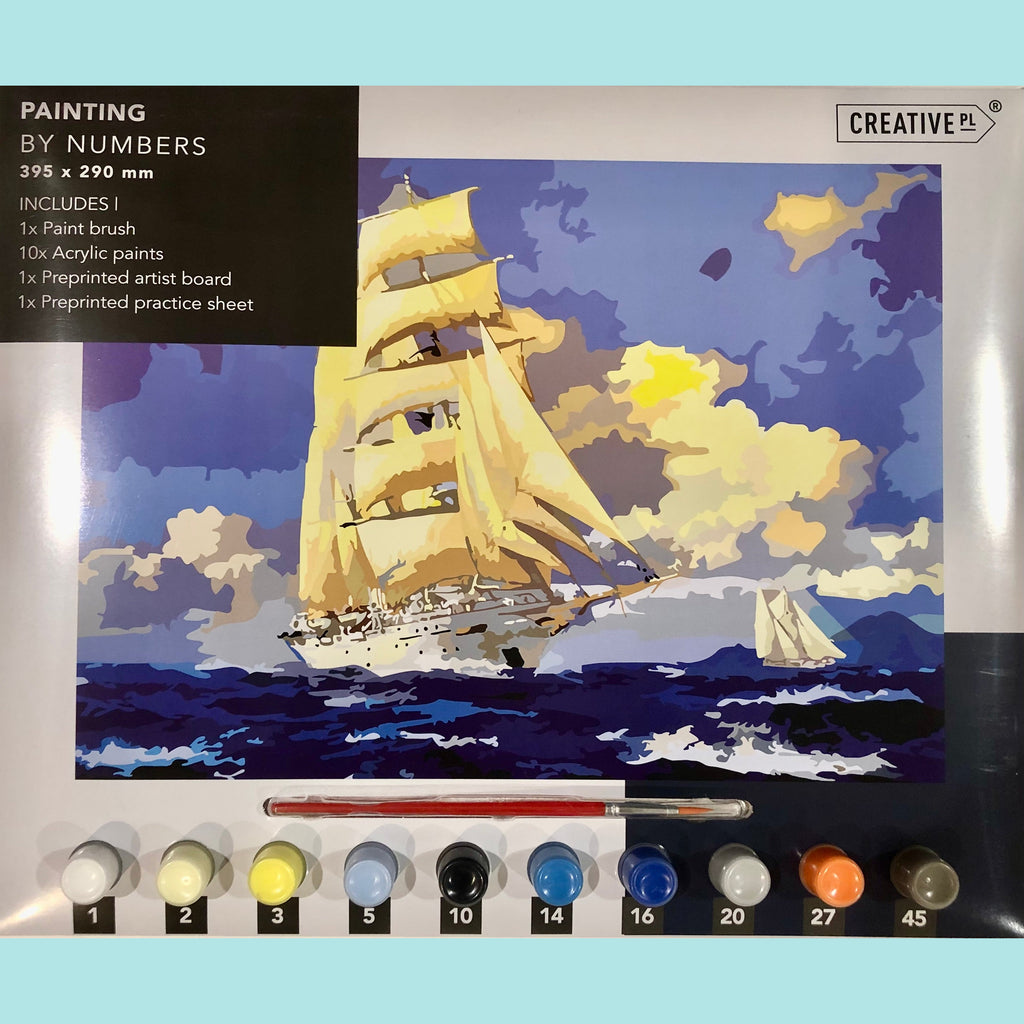 Creative PL Artist Collection - Paint by Numbers - Sailing Ships