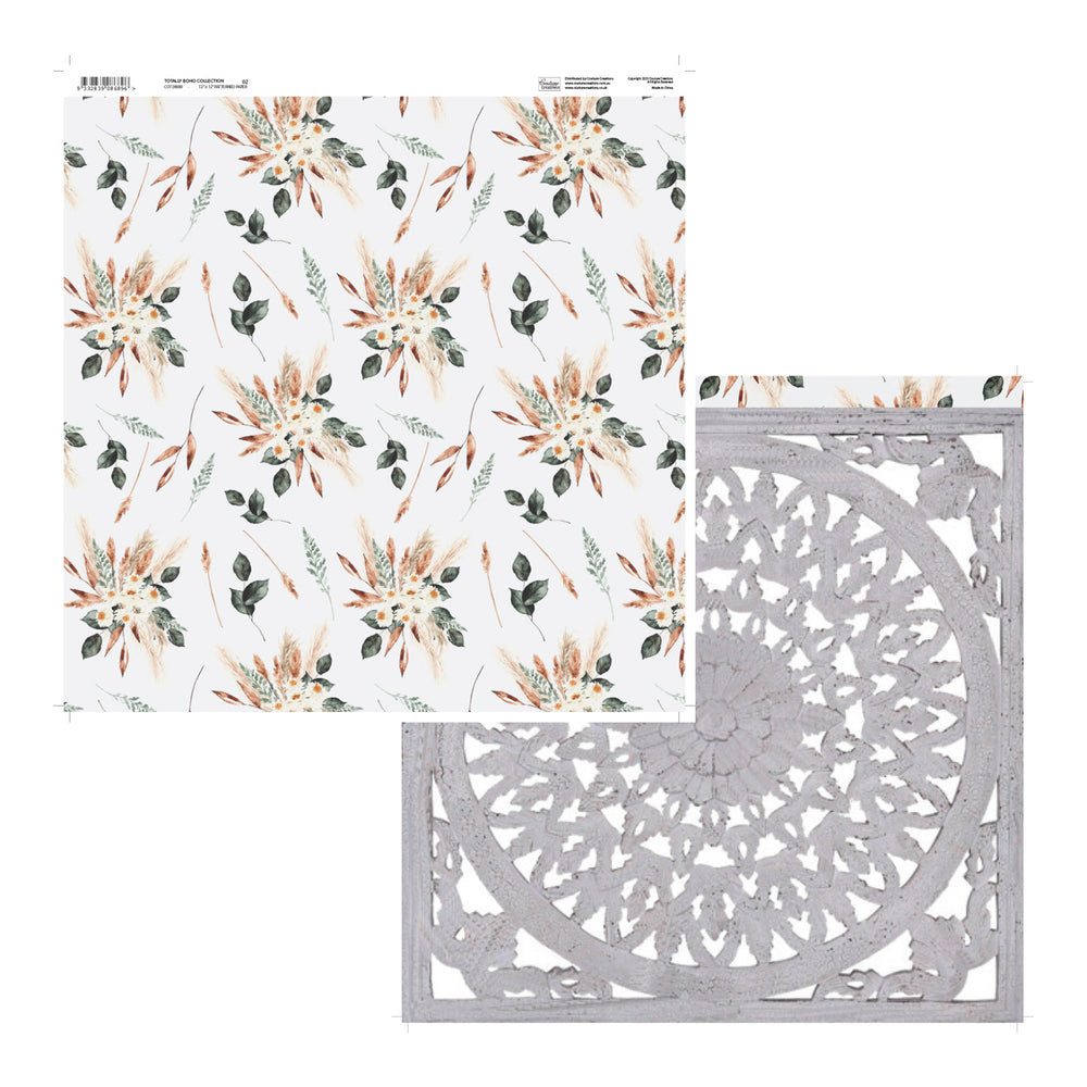 Couture Creations - Earthy Delights Double Sided Patterned Paper 2