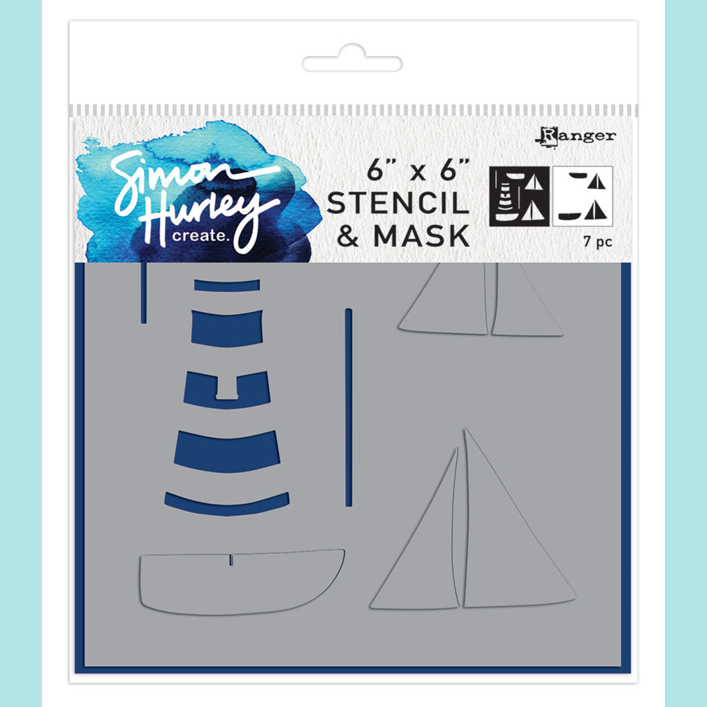Ranger - Simon Hurley Create - Smooth Sailing Clear Stencil