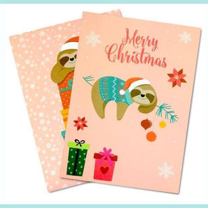Poppy Crafts - Designer A5 Paper Pad - Christmas Sloth