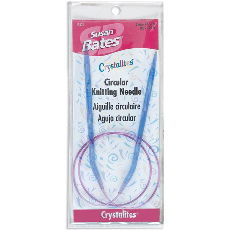 Crystalites - Susan Bates - Circular Knitting Needles 29"