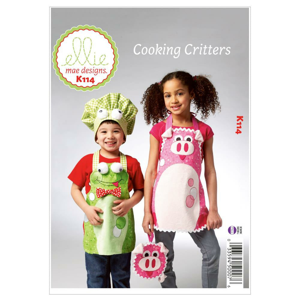 Kwik-Sew Cooking Critters - All Sizes in One Envelope