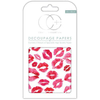 Craft Consortium - Kisses For You - Decoupage Papers