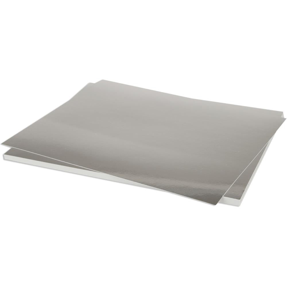 Bazzill Foil Cardstock 8.5"X11" - Silver