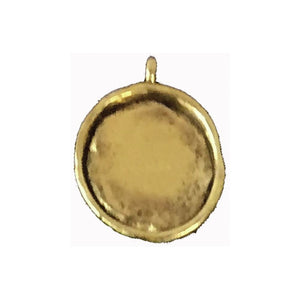 Ice Resin Foundry Bezel Collection - Gold Simple Circle