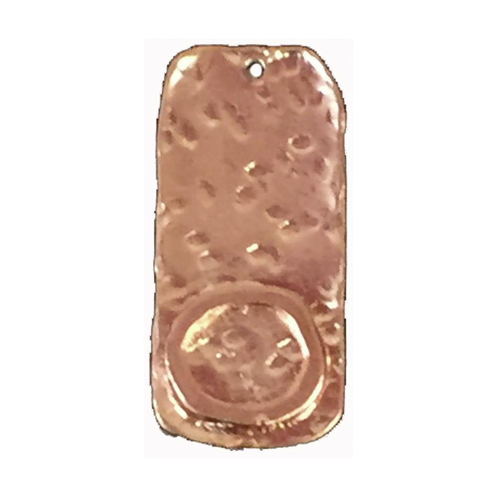 Ice Resin Foundry Bezel Collection - Rose Gold Rectangle Cabby