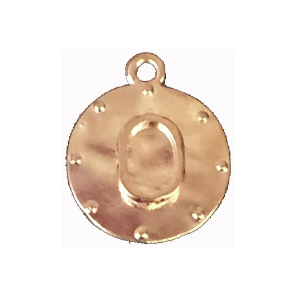 Dark Khaki Ice Resin Foundry Bezel Collection - Rose Gold Round Cabby