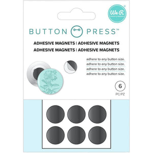 We R Memory Keepers - Button Press Adhesive Magnets 6/Pkg