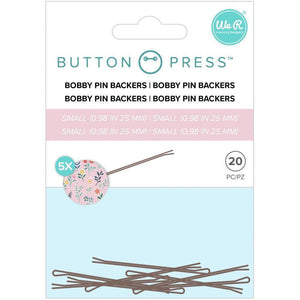 We R Memory Keepers - Button Press Bobby Pin Backers