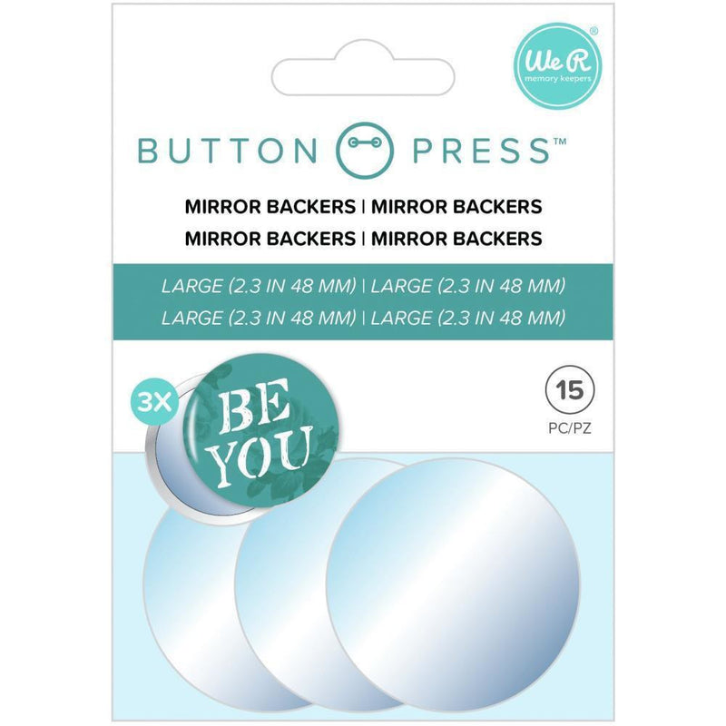 We R Memory Keepers - Button Press Adhesive Mirrors