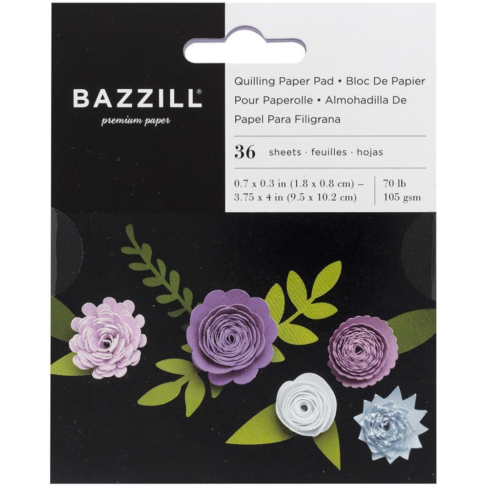 Bazzill Quilling Paper Pad 36/Pkg - Lilac