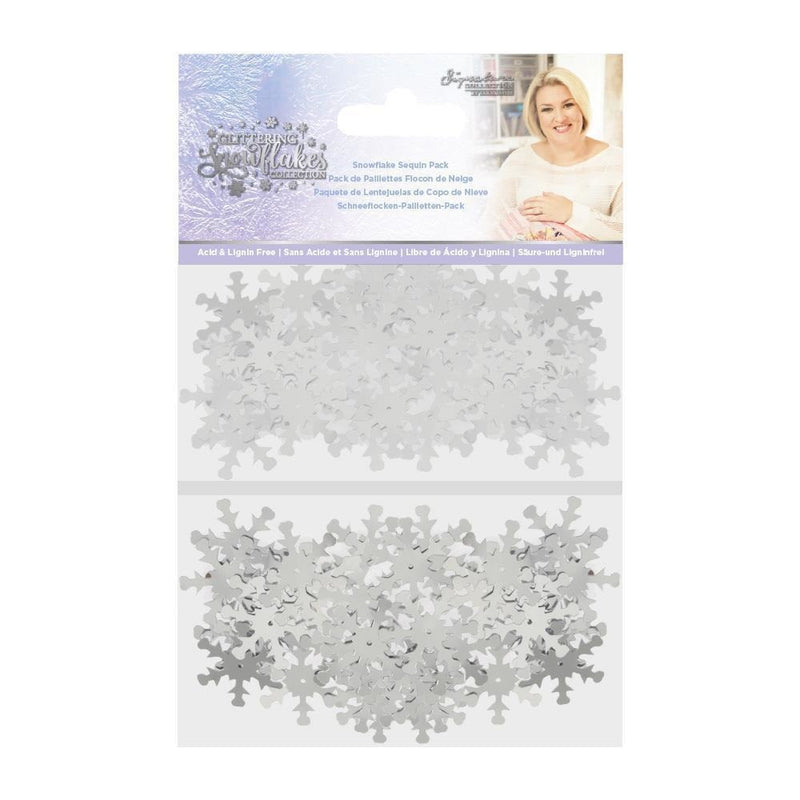 Crafter's Companion - Sara Signature - Glittering Snowflakes Sequin Pack