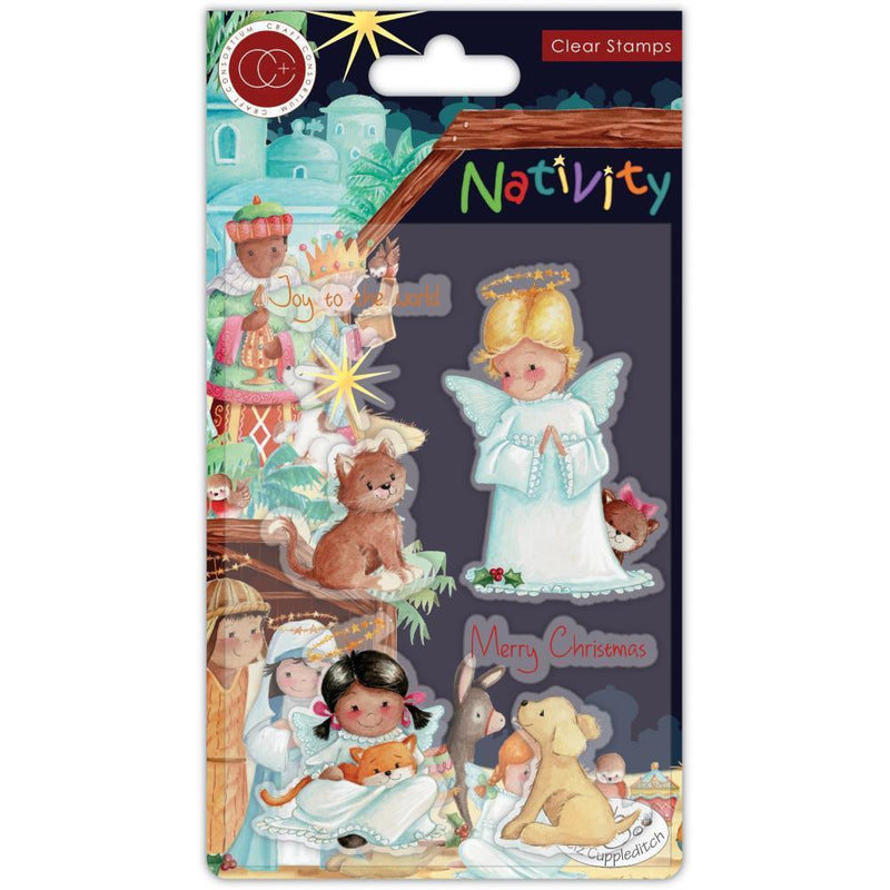 Craft Consortium A5 Clear Stamps - Nativity - Angels