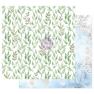 Prima Marketing - Watercolor Floral Collection - 12 X 12 Sheets With Foil Detail