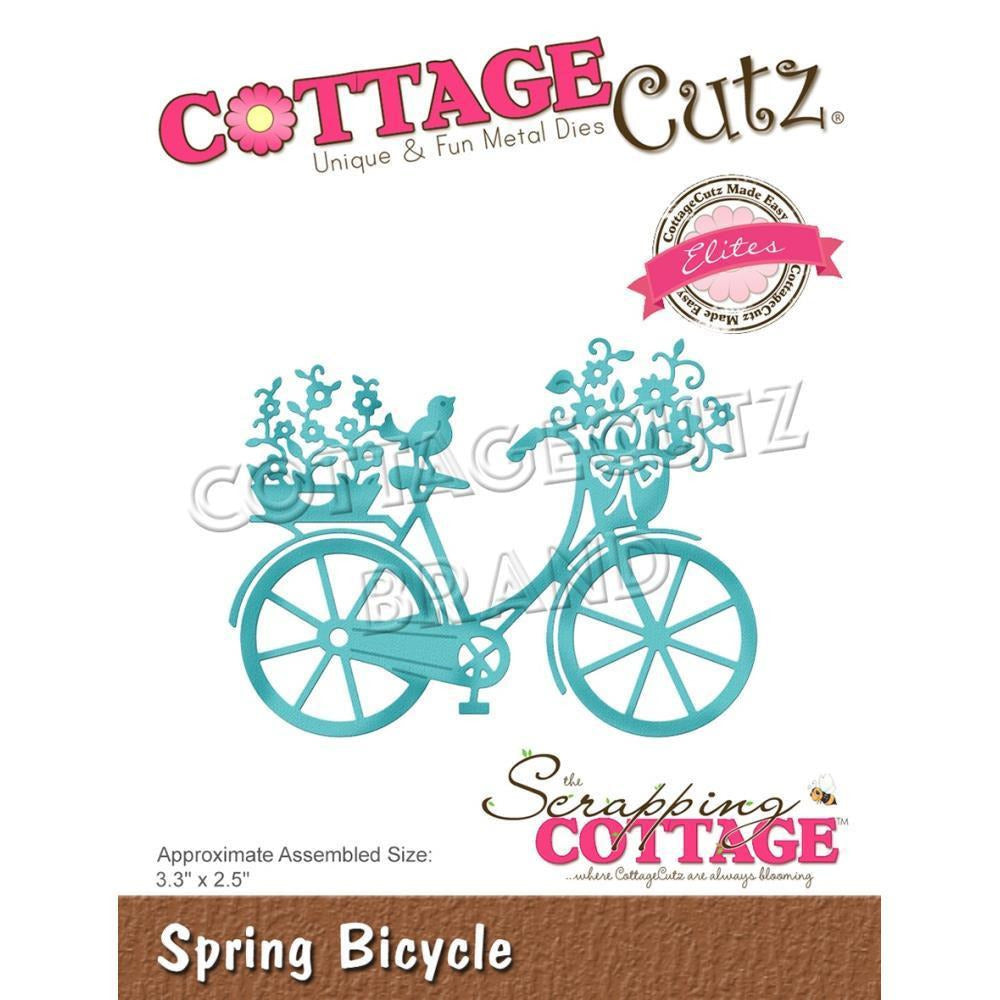 CottageCutz Die - Spring Bicycle