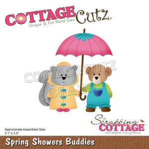 CottageCutz Die - Spring Showers Buddies