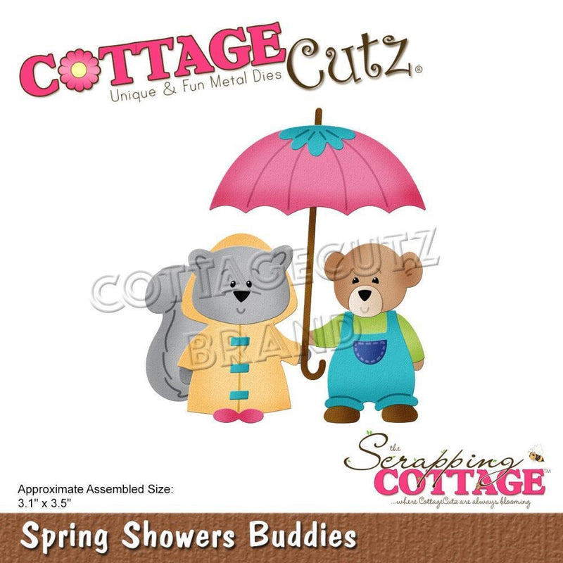 CottageCutz Die - Spring Showers Buddies