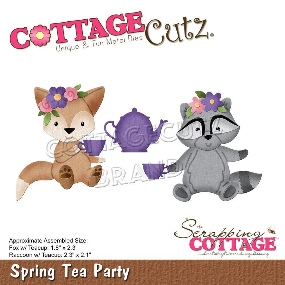 CottageCutz Die - Spring Tea Party