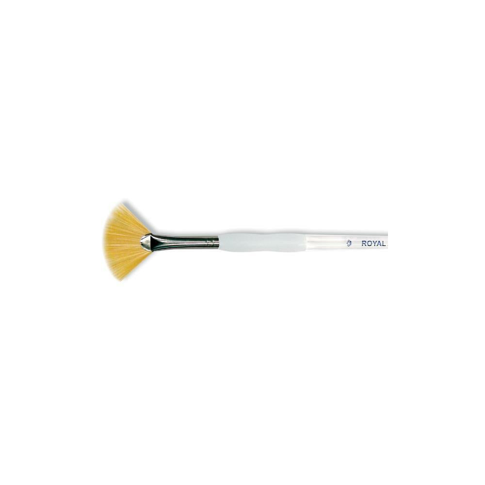 Royal & Langnickel - Soft-Grip Golden Taklon Fan Brush