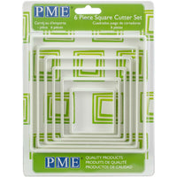 PME - Fondant Cutter Set 6/Pkg - Square