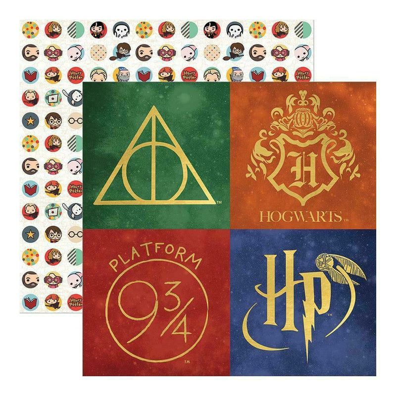 Paper House - Harry Potter Double-Sided Paper 12"X12" - Harry PotterPaper House - Harry Potter Double-Sided Paper 