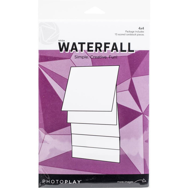 Photoplay Paper - PhotoPlay Maker Series 4"x4" Manual - White Waterfall