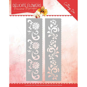 Precious Marieke - Delicate Flowers - Delicate Flower Border Cutting Die